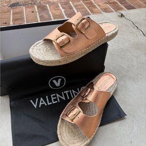Valentino Women's Tan Espadrille Sandals